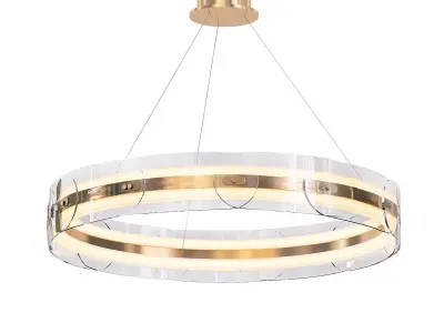 Gold ring horizontal 3D model