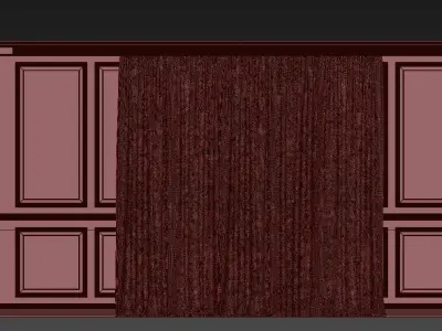 Curtain Set 284 3D model