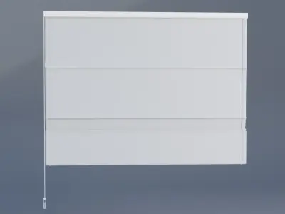 Curtain Low-poly 3D model 19