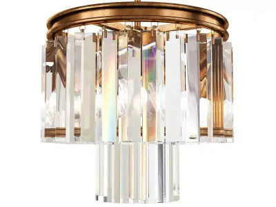 EL DORADO CHANDELIER Low-poly 3D model