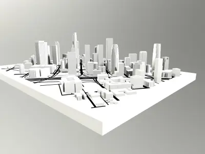 Downtown Los Angeles 3D model