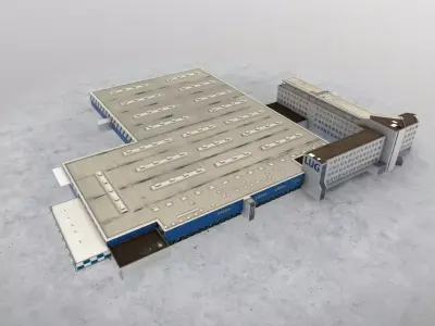 EDDF Storage 5 Low-poly 3D model