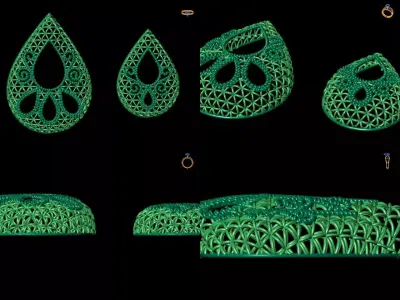 Pendant Set 37 3D print model
