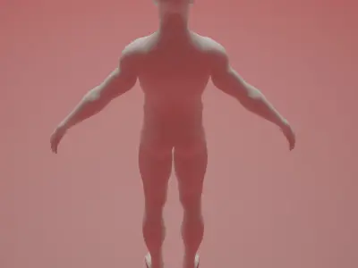 Synthetic humanoid 3D model