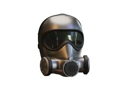 Tactical Gas Mask 3D model