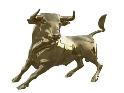 Golden Bull 3D model