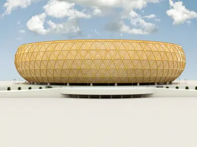 Lusail Qatar Stadium 2022 3D model