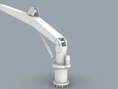 Palfinger Crane 3 Low-poly 3D model