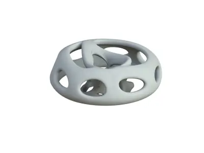 SciFi Cube Object No 65839 Low Poly Shape Low-poly 3D model