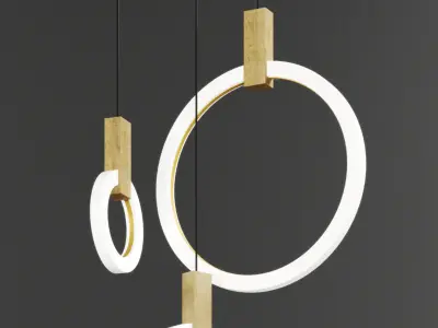 Banbury Hanging Lamp by Romatti 3D model