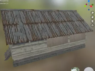 house building 20 Low-poly 3D model
