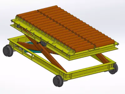 LIFTING AND CARRYING PLATFORM 3D model
