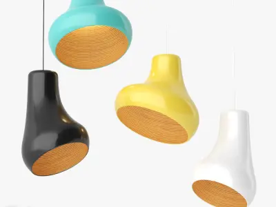 Samba pendant lamp by Hive 3D model