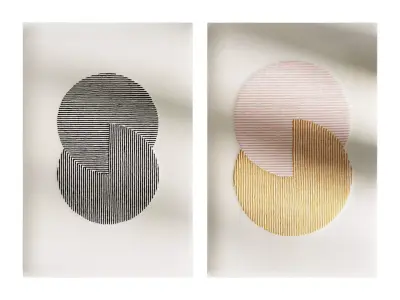 Rugs Pink Bernadotte Kylberg by NJRD 3D model