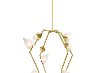 Roll Hill Seed 01 by Bec Brittain Chandelier Lamp 3D model