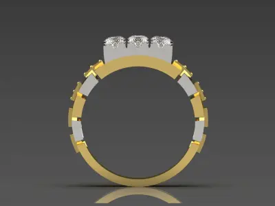 Luxury man Rolex design diamond ring model ror0044 3D print model