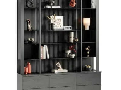 Shelves Decorative - Rack Set 26 3D model