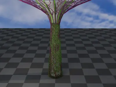 Supertree in Singapore 3D model