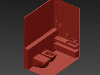 bathroom home 3D model