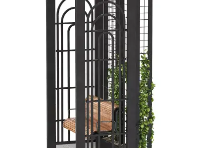 Garden Arbor Design 3D model
