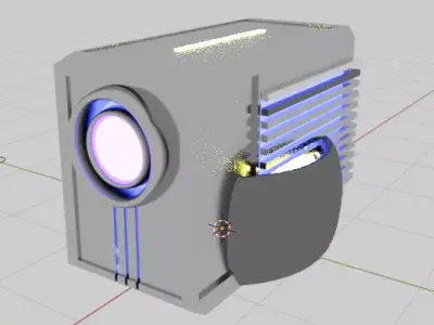 Sci fi Space Ship 3D model