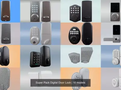 Super Pack Digital Door Lock