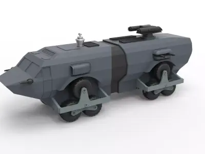 Landmaster from Damnation Alley Scale 1 to 38 3D print model