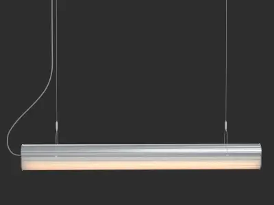 Queue Direct Pendant Double Section 3D model