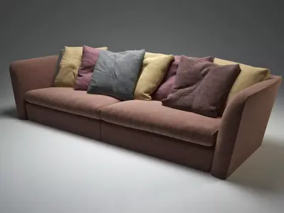 Atollo 3-Seater 3D model