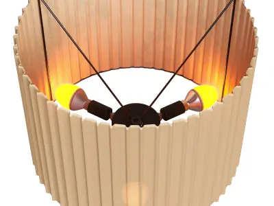 Moragas Table Lamp Low-poly 3D model