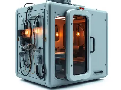 Industrial SciFi Control Room model pack Low-poly 3D model