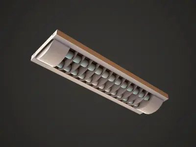 Ceiling Lamp Low Poly Low-poly 3D model
