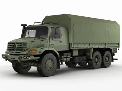  Mercedes Zetros Military 6X6 