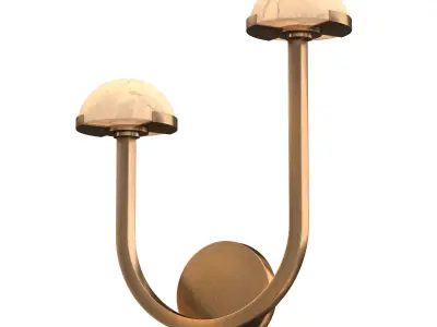 PEDRA DOUBLE SCONCE 3D model