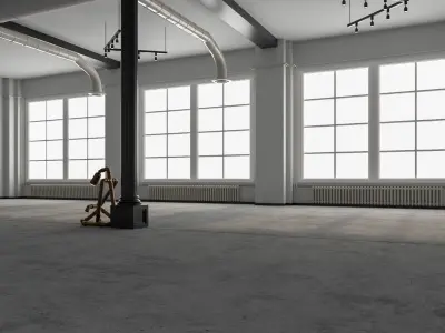 Loft Office 9 3D model