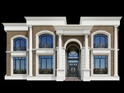 Classic Villa Design 006 3D model