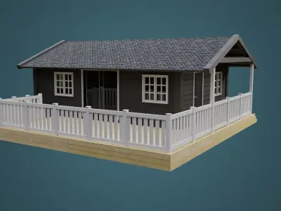  scandinavian house 3D model