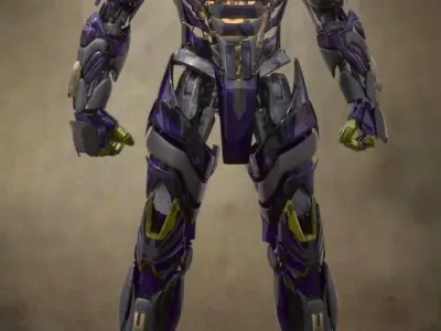 EX-01 Shinjitsu Low-poly 3D model