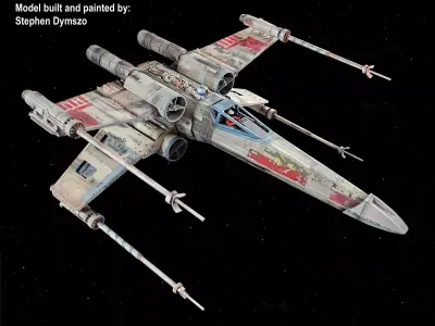 Model-X MK II 1-24 Studio Scale Red 5 -  3D print model