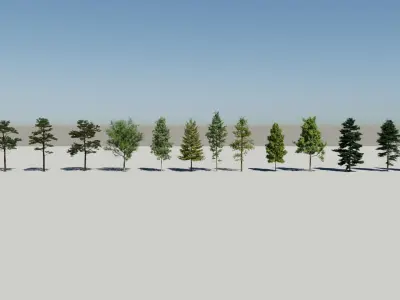 Mountain valley 3D model