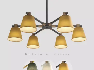 Lampatron Natura A 6 lamps 3D model