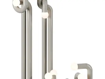 Modulation floor lamp 3D model