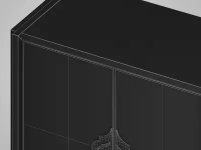 Melange Classic Credenza 3D model