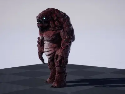 Creature Low-poly 3D model