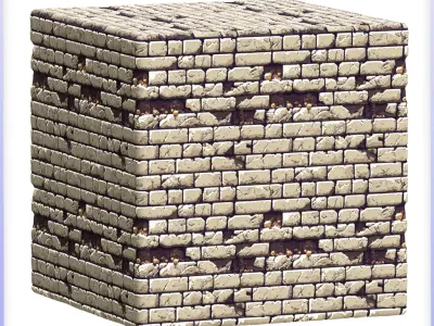 Stylized Wall Seamless Texture Texture 129