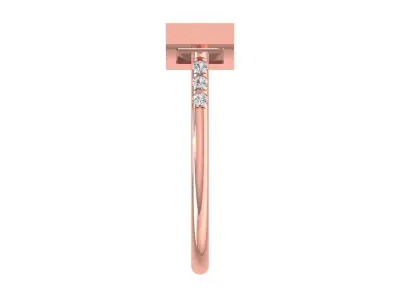 Women Light Weight Band Ring 3D print model order