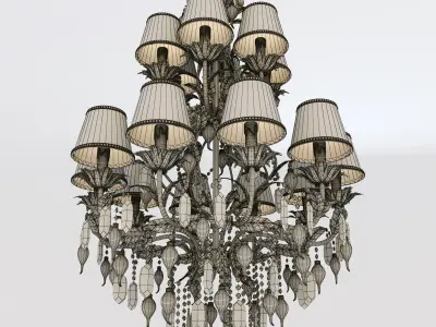 Pataviumart chandelier 3D model
