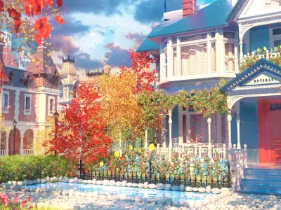 House of Flowers Asset Bundle 3D model