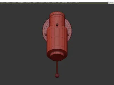 Biny Spot Light Low-poly 3D model