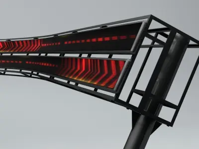 Road Billboard 3D model